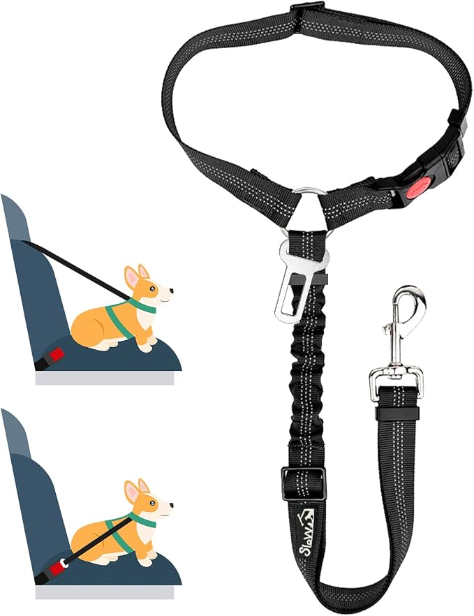 Adjustable Dog Car Seat Belt (2-Pack)