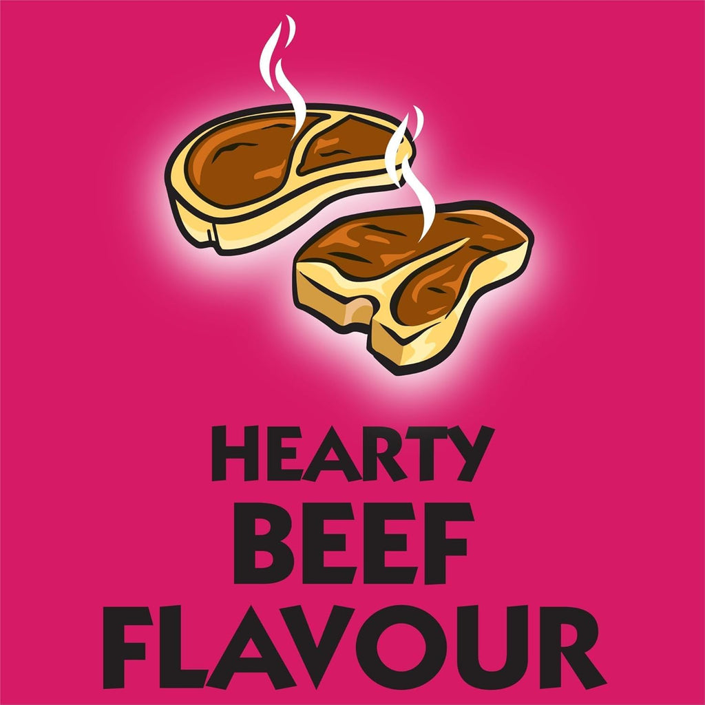 Creamy Treats Cat Treats, Tuna and Salmon Flavour, 32 X 12G Sachets (32 Sachets) and Temptations Super Mega Cat Treat Hearty Beef 350G Bag - Bundle Pack