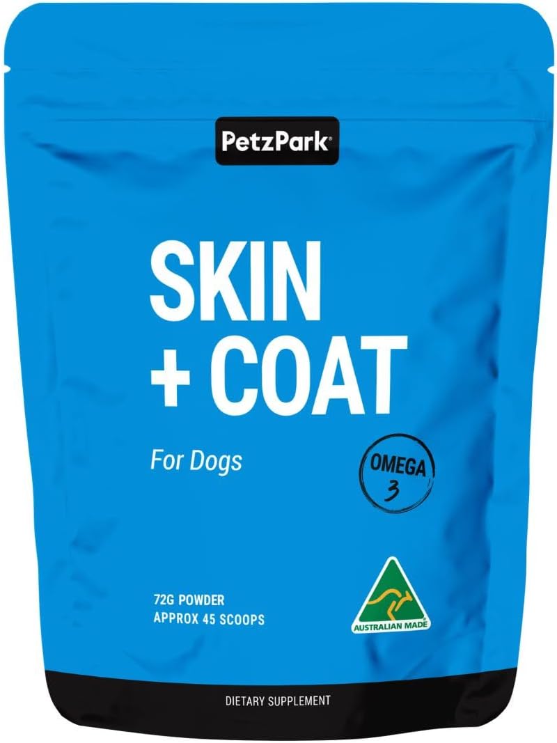 Dog Skin and Coat Supplement with Omega 3