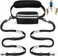 Hands Free Dog Leash with Pouch (Double Leash)