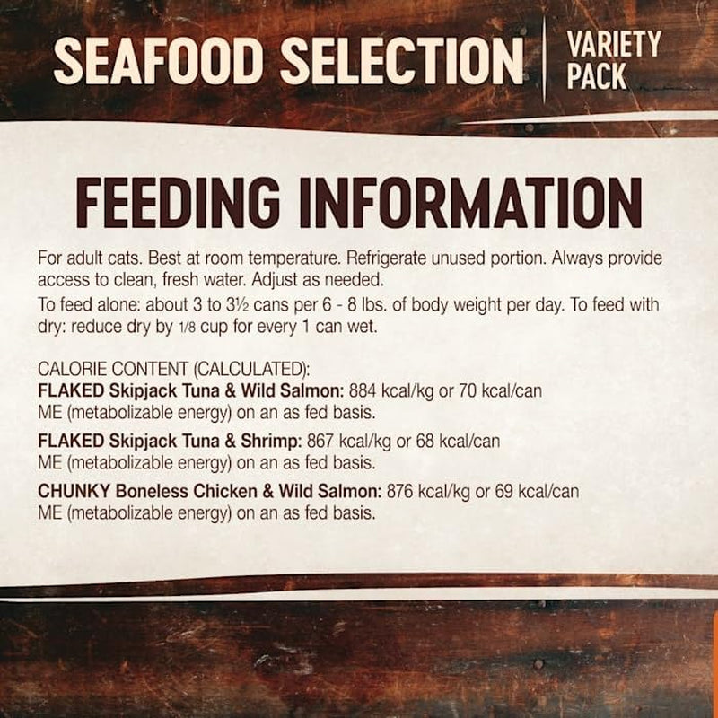 Wellness CORE Signature Selects Seafood Selection Variety Pack for Cats (8 X 79G)