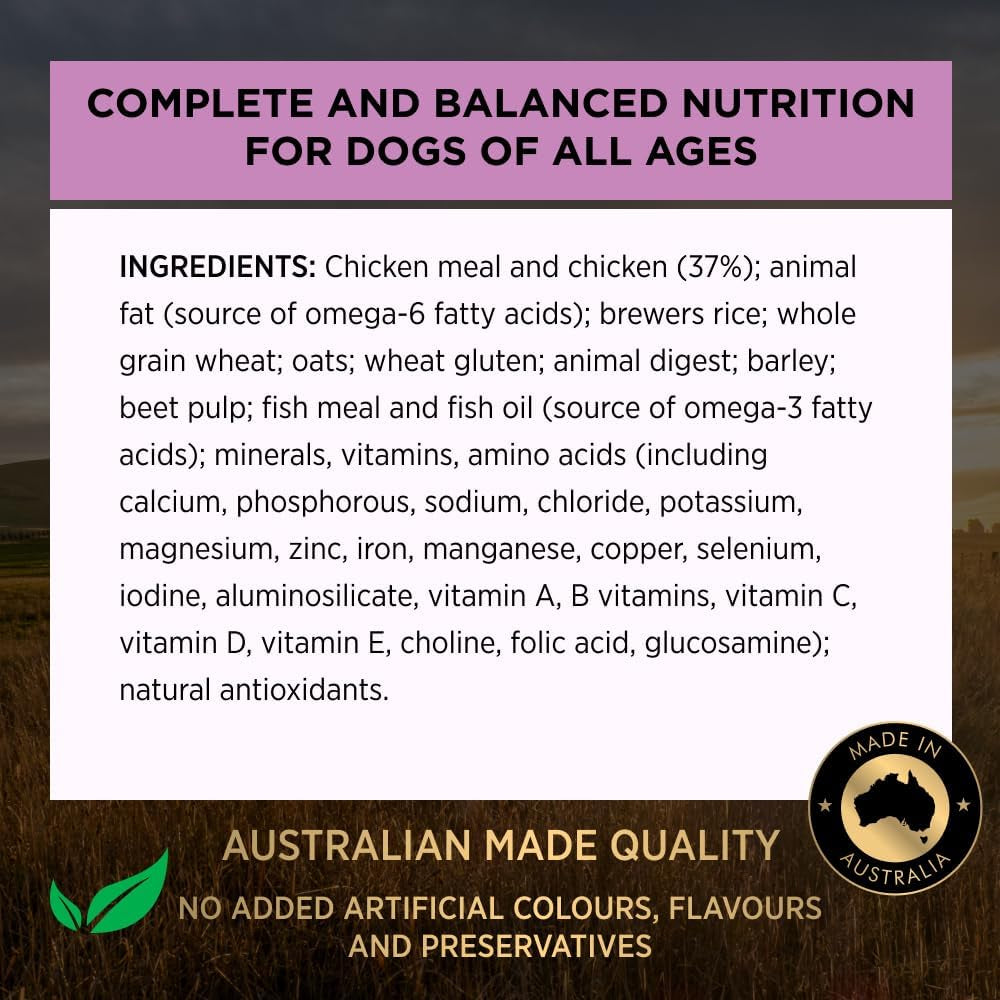 Adult Dry Dog Food Chicken 20Kg