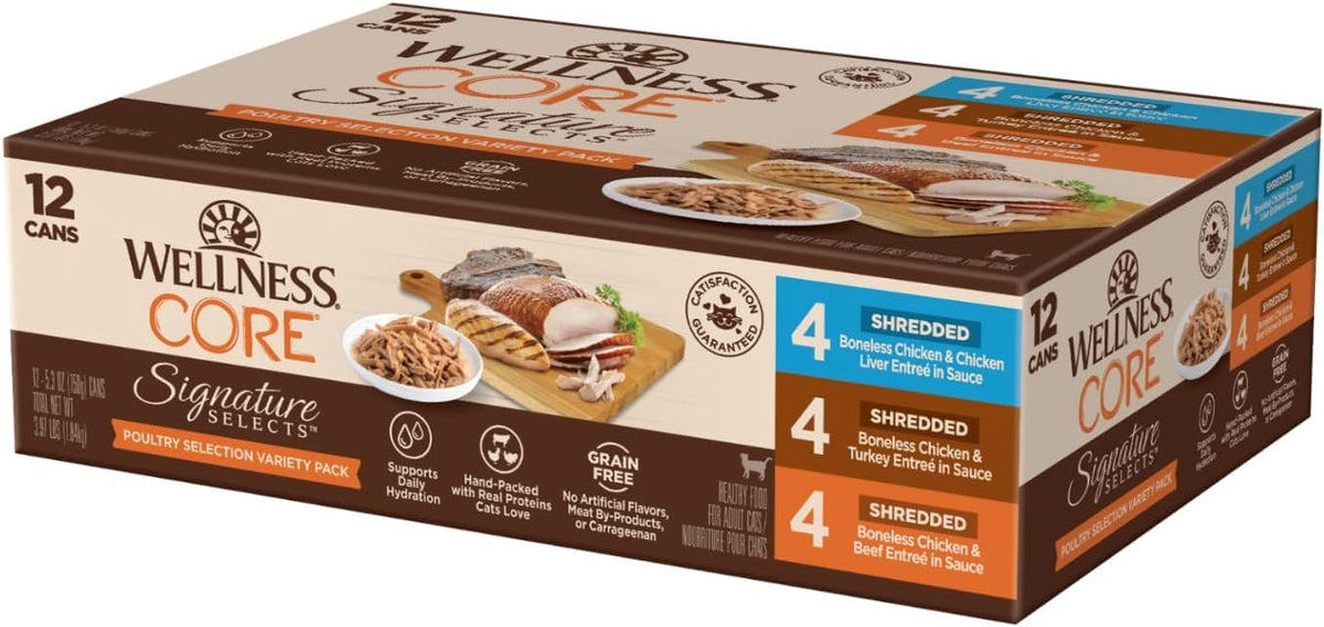 Wellness CORE Signature Selects Pate Boneless Chicken & Beef Entrée 79G X 12