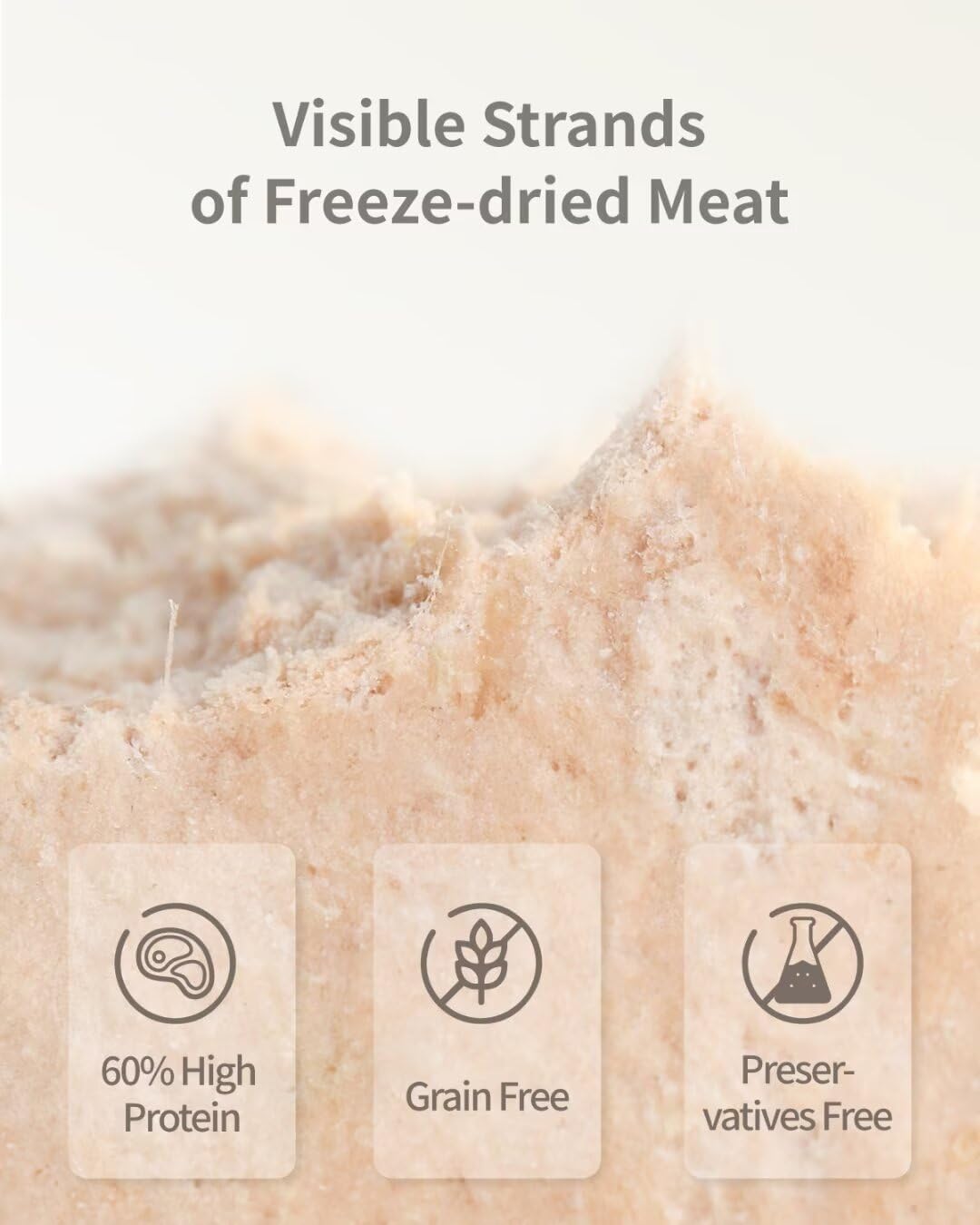 Dog Freeze-Dried Dog Food (Rabbit Recipe)