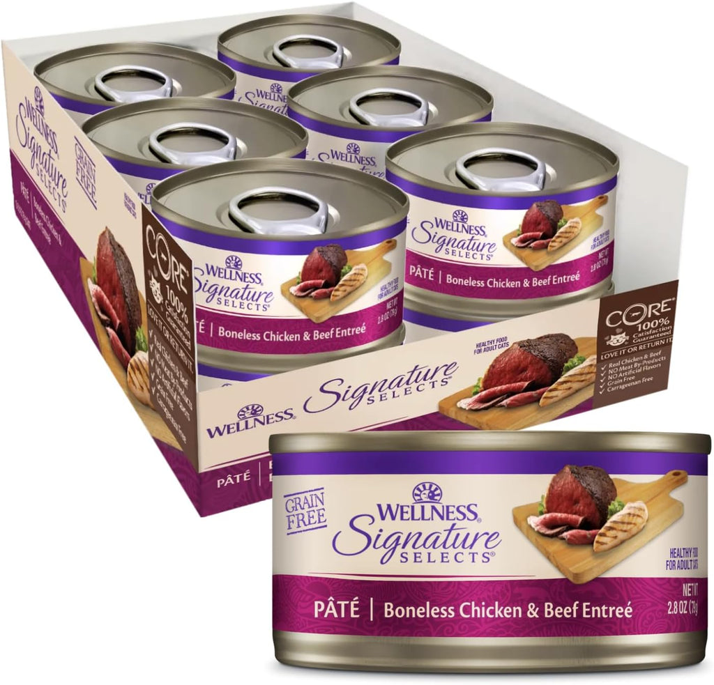 Wellness CORE Signature Selects Pate Boneless Chicken & Beef Entrée 79G X 12