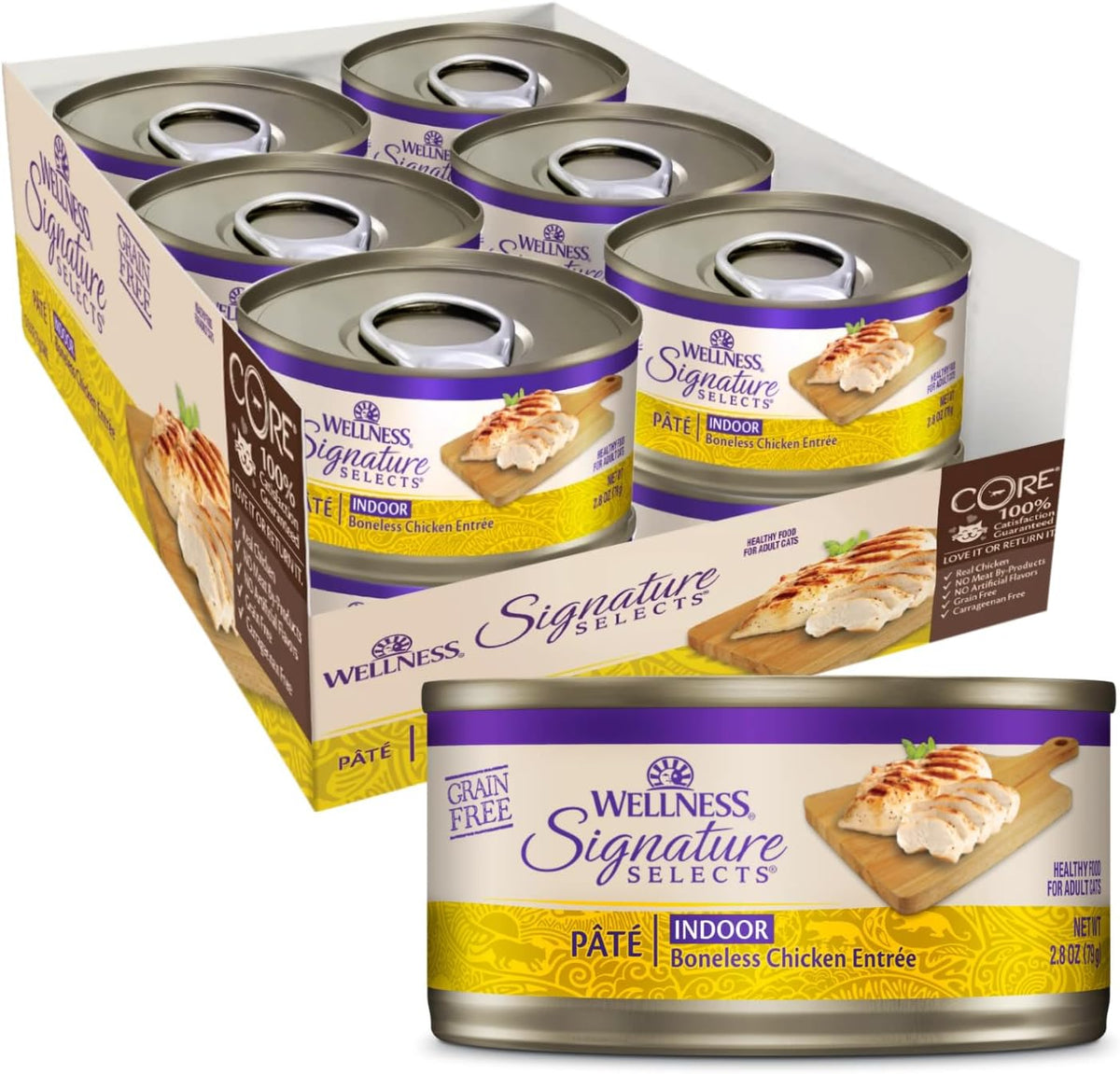 Wellness CORE Signature Selects Pate Boneless Chicken & Beef Entrée 79G X 12