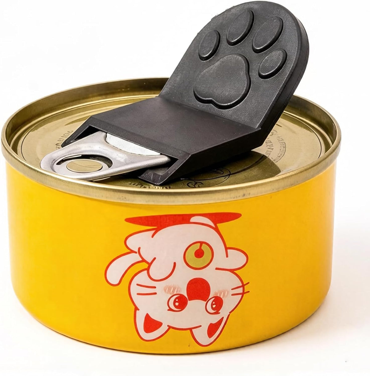 Paw Shape Can Opener for Cat Food, Gray