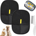 2Pcs Pet Hair Removal Glove for Dogs & Cats, Newly Upgraded Reusable Electrostatic Pet Hair Gloves, Pet Hair Remover Tool for Clothing, Couch, Carpet, Car Seat