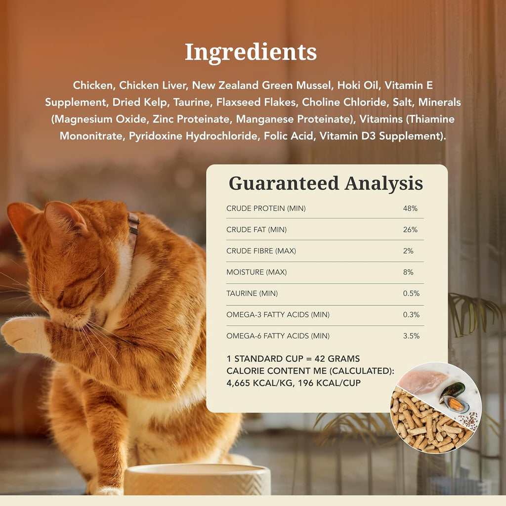 Chicken & Lamb Freeze-Dried Cat Food, Grain-Free