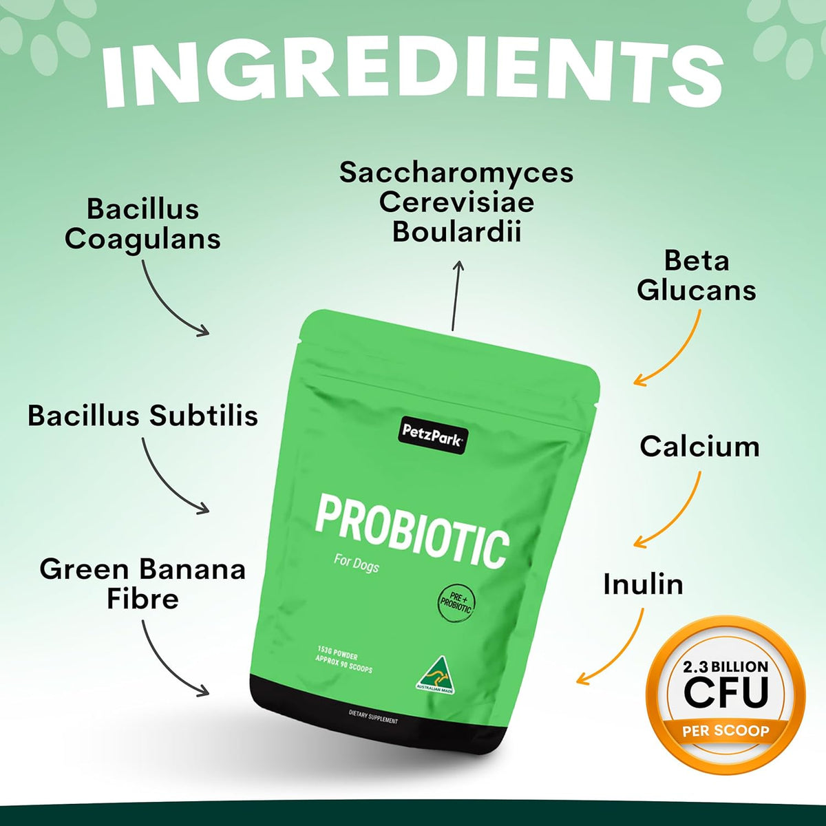 Dog Probiotic Powder for Gut Health