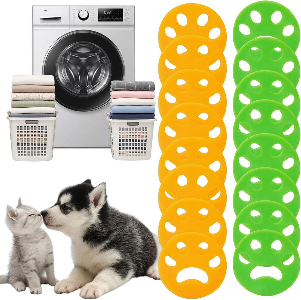 16 Pack Pet Hair Remover, Dryer Balls for Washing Machine, Dog and Cat Hair Remover, Pet Hair Remover for Washing Machine Set, Pet Hair Removal Solution for Laundry and Pet Owners