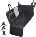 Yotsuba Dog Car Seat Protector for Back Seat - Waterproof Dog Car Seat Cover with Mesh Window, Side Flaps, and Seat Belt for Cars, Trucks, Suvs - 147 X 137Cm