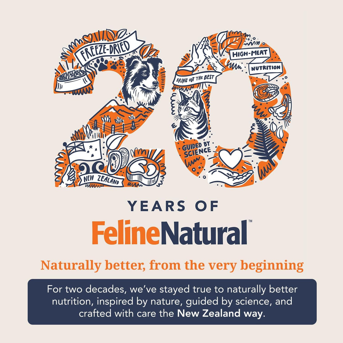 Lamb and King Salmon Freeze-Dried Cat Food, Grain-Free, 320G