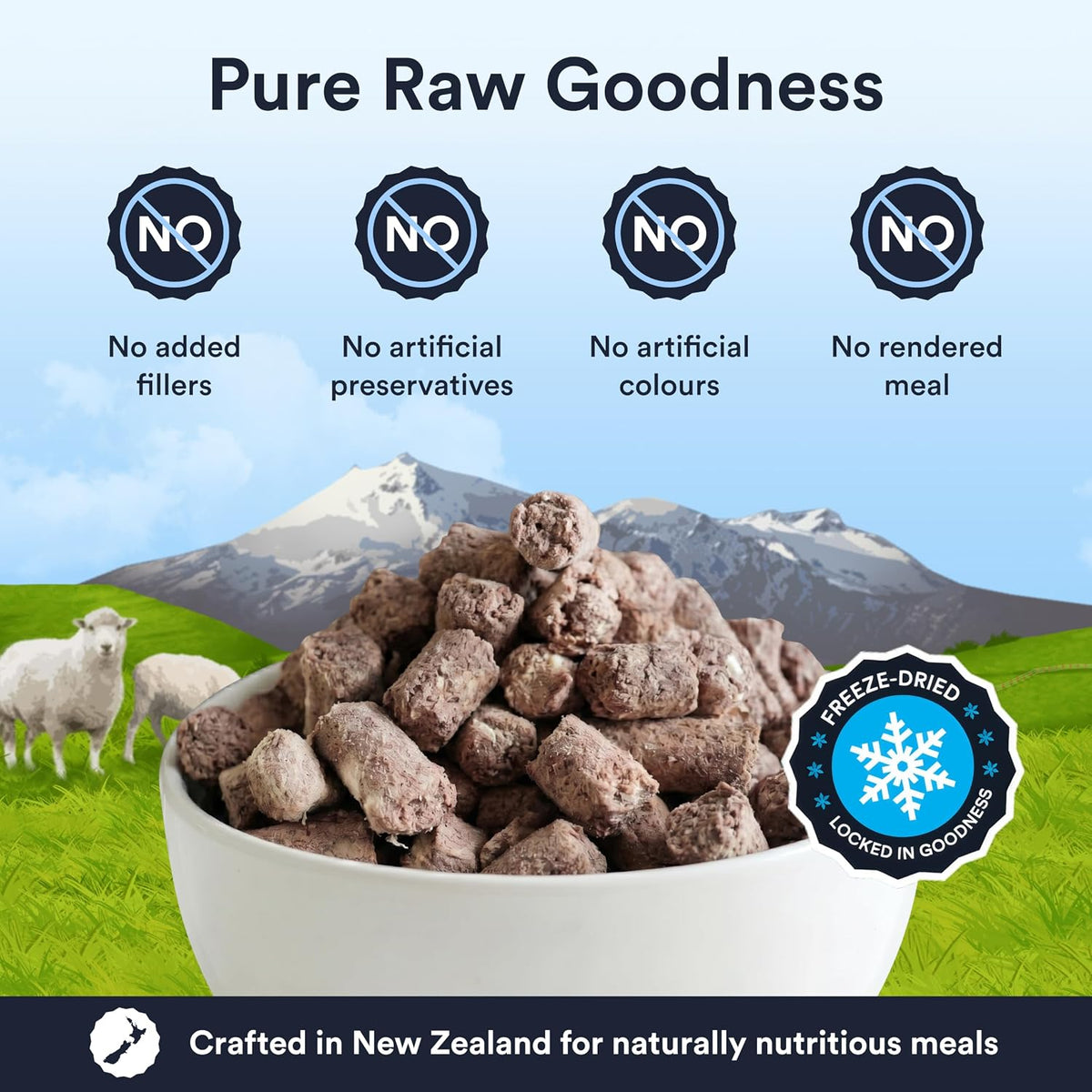 Premium Freeze-Dried Lamb Dog Food 